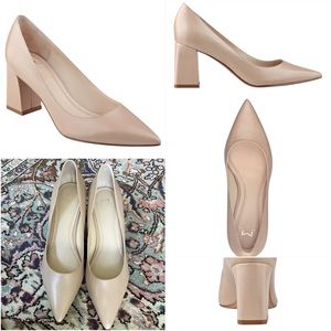 Marc Fisher ZALA BLOCK HEEL POINTY TOE PUMP
